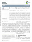 Research paper thumbnail of Suppressive effects of saponin-enriched extracts. 2015.pdf