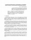 Research paper thumbnail of " EL PRINCIPIO DE INTERDICCIÓN DE LA ARBITRARIEDAD: ¿UN ARGUMENTO FUERTE A FAVOR DE LA JUSTIFICACIÓN DE LAS DECISIONES JUDICIALES? "