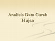 Analisis Data Curah Hujan Cover Page