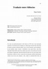 Research paper thumbnail of Traduzir entre Silêncios