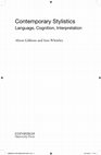 Research paper thumbnail of Gibbons, A. and Whiteley, S. (2018) Contemporary Stylistics: Language, Cognition, Interpretation, Edinburgh: Edinburgh University Press.