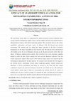 Research paper thumbnail of EFFICACY OF LEADERSHIP ETHICS AS A TOOL FOR DEVELOPING CAPABILITIES: A STUDY ON MBA STUDENTSPERSPECTIVES