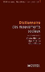 Olivier Fillieule, Lilian mathieu, Cécile Péchu, Dictionnaire des mouvements sociaux, Paris, presses de Sciences-po, 2009 Cover Page