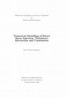 Numerical Modelling of Diesel Spray Injection, Turbulence Interaction and Combustion Cover Page