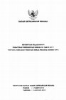 Research paper thumbnail of BADAN KEPEGAWAIAN NEGARA KETENTUAN PELAKSANAAN PERATURAN PEMERINTAH NOMOR 46 TAHUN TENTANG PENILAIAN PRESTASI KERJA PEGAWAI NEGERI SIPIL