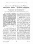 Research paper thumbnail of Maestro: An NFV Orchestrator for Wireless Environments Aware of VNF Internal Compositions