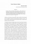 Research paper thumbnail of Género, Educação e Ambiente, 2014 in Paixão da Razão