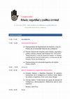 Research paper thumbnail of Programa - Congreso sobre Estado, seguridad y política criminal V2.pdf