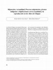 Research paper thumbnail of Migración y sexualidad, Procesos migratorios, jóvenes indígenas e implicaciones en la sexualidad y la reproducción en los Altos de Chiapas