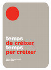 Temps de créixer, temps per créixer Cover Page