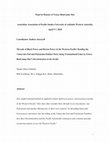 Research paper thumbnail of Threads of Black Power and Brown Power in the Western Pacific: Reading the Vanua'aku Pati and Polynesian Panther Party along Transnational Lines in Tracey Banivanua Mar's Decolonisation in the Pacific