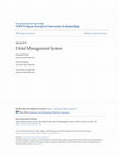 Hotel Management System Cover Page