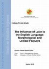 The Influence of Latin to the English Language: Morphological and Lexical Features Cover Page