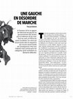 « Une gauche en désordre de marche » Cover Page