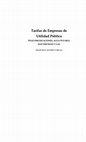 Research paper thumbnail of Tarifas de Empresas de Utilidad Pública. Telecomunicaciones, Agua Potable, Electricidad y Gas