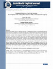 Research paper thumbnail of Pedagogical Stylistics as a Tool in the Classroom: An Investigation of EFL Undergraduate Students' Ability in Analyzing Poetic Language