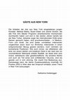 Research paper thumbnail of From Chelsea With Love - Gäste aus New York