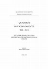 Research paper thumbnail of A.M. JAIA, Excavations at Istakhr in 2012: The test west of the site of the mosque - L. EBANISTA, Appendix. Stratigraphic analysis of the excavation contexts, in Quaderni di Vicino Oriente XIII 2018, pp. 303-344