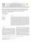 Research paper thumbnail of Effects of an afterschool program on the academic outcomes of children and youth residing in public housing neighborhoods: A quasi-experimental study