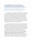 Research paper thumbnail of La mediatización como dimensión constitutiva de la movilización social