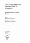 The Study of Musical Performance in Antiquity: Archaeology and Written Sources Cover Page