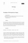 Research paper thumbnail of Paradigms of Participation in Origen