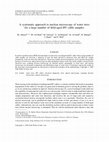 Research paper thumbnail of A systematic approach to nuclear microscopy of water trees for a large number of field-aged HV cable samples