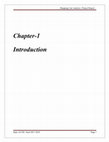 Research paper thumbnail of Chapter-1 Introduction Chapter-1