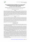 Research paper thumbnail of Sistem Pendukung Keputusan Pemilihan Siswa/I Teladan Dengan Menggunakan Metode Multi-Objective Optimization on The Basis of Ratio Analisis (MOORA)