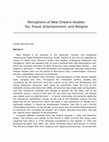 Research paper thumbnail of Perceptions of New Orleans Voodoo: Sin, Fraud, Entertainment, and Religion