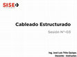 Research paper thumbnail of Cableado Estructurado Sesión N°-03