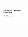 The Spirit of Capitalism: Under Siege Cover Page