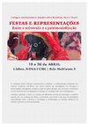 Research paper thumbnail of Colóquio Internacional de Estudos sobre Memórias, Sons e Textos: festas e representações, entre a subversão e a patrimonialização