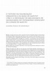 Research paper thumbnail of O “Estudo da Valorização Urbanística da Baixa de Maputo” (1984) e a definição de mecanismos de salvaguarda do património edificado da cidade de Maputo