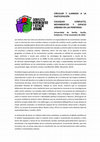 Research paper thumbnail of COLOQUIO CONFLICTO, MOVIMIENTOS Y ESPACIO URBANO EN LAS PERIFERIAS (Sevilla, Noviembre 2018)