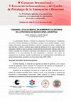 Research paper thumbnail of CUIDANDO LA SALUD MENTAL EN BOMBEROS VOLUNTARIOS DE LA PROVINCIA DE BUENOS AIRES, ARGENTINA