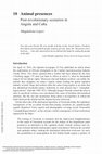 Research paper thumbnail of Animal presences: post-revolutionary scenarios in Angola and Cuba