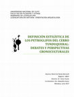 DEFINICIÓN ESTILÍSTICA DE LOS PETROGLIFOS DEL CERRO TUNDUQUERAL: DEBATES Y PERSPECTIVAS CRONOCULTURALES Cover Page