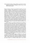 Research paper thumbnail of Reseña del libro de Jorge Acevedo «Ortega, Renan y la idea de nación». Por Esmeralda Balaguer García.  La torre del Virrey. Revista de Estudios Culturales ISSN 1885-7353 Nº 20 2016/2