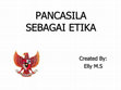 PANCASILA SEBAGAI ETIKA Cover Page