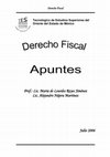 Derecho fiscal apuntes Cover Page