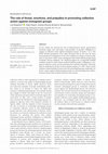 Research paper thumbnail of The role of threat, emotions, and prejudice in promoting collective action against immigrant groups