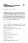 Research paper thumbnail of Implementation and Characterization of Vibrotactile Interfaces