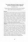 Research paper thumbnail of Una mirada ambiental del código de aguas de la provincia de Santiago del Estero, Argentina