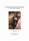 Research paper thumbnail of Geophysical Survey and Archaeological Evaluation of a Prehistoric Enclosure Ditch, Towton, North Yorkshire, 2002