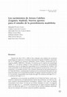 Research paper thumbnail of Los yacimientos de Arroyo Culebro (Leganés, Madrid). Nuevos aportes para el estudio de la protohistoria madrileña