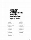 EXIT A Guide to the Project Management Body of Knowledge (PMBOK ® Guide Cover Page