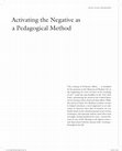 Research paper thumbnail of Pelkonen_Activating the Negative_Josef Albers.pdf