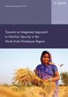 Towards an Integrated Approach to Nutrition Security in HKH Region.pdf Cover Page