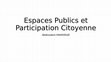 Research paper thumbnail of Présentation Espace Public MAHMOUD.pptx